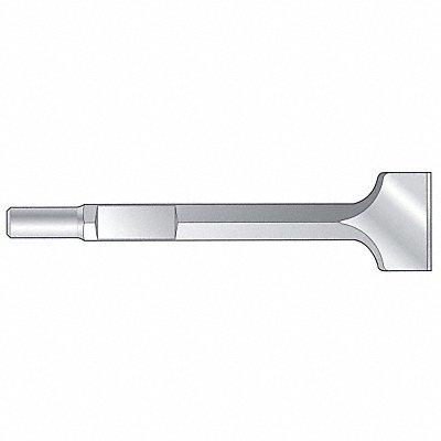 WESTWARD 22UU94 Scaling Chisel 3/4 Hex L 12 in W 3 in