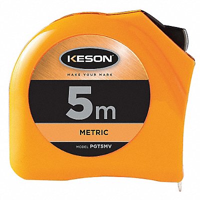 KESON PGT5MV Tape Measure Closed 25mm x 5m Orange