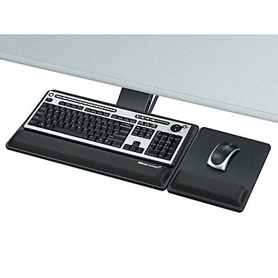 FELLOWES 8017901 Keyboard Tray Blk Glide Track 21-3/4 In.
