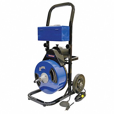 WESTWARD 22XP38 Drain Cleaning Machine Corded 1716 RPM