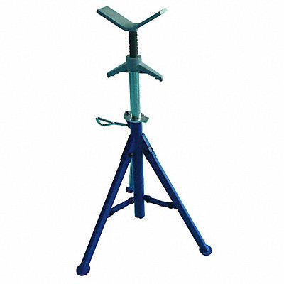 WESTWARD 22XR01 V Head Pipe Stand Adj 1/8-12 in 28-52 in