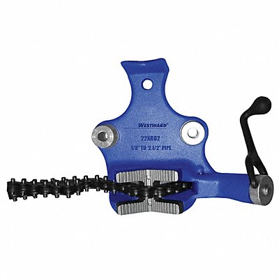 WESTWARD 22XR02 Bench Chain Vise Top Screw 1/8- 2-1/2 in