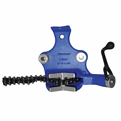 WESTWARD 22XR03 Bench Chain Vise Top Screw 1/8 to 4 in
