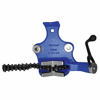 WESTWARD 22XR05 Bench Chain Vise Top Screw 1/2 to 8 in
