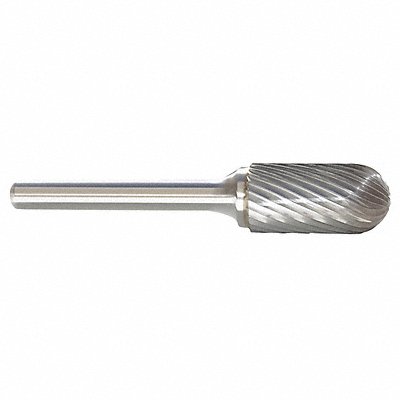 GRAINGER 310001940 Cylinder Burr SC Radius 3/8 Carbide