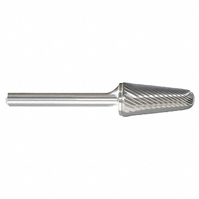 GRAINGER 310001181A Cone Burr Radius End 1/8  Carbide