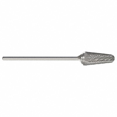 GRAINGER 310002725 Cone Burr Radius End 1/4  Carbide