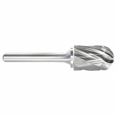 GRAINGER 310002504 Cylinder Burr SC Radius 1/2 Carbide