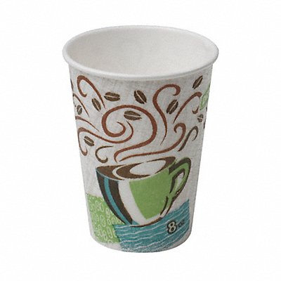 DIXIE 5338CDWR Disp Hot/Cold Cup 8 oz White PK1000