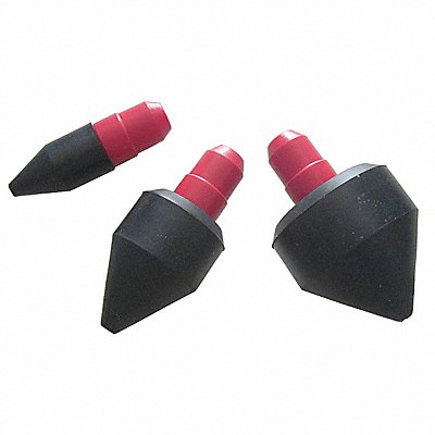 SPEEDAIRE 22YK70 Air Gun Nozzle Set Rubber 1 3/4 2 1/4 L