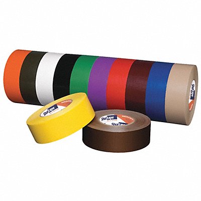 SHURTAPE PC618YEL48mmx55m24rlscs Cloth Duct Tape Yellow 48mm