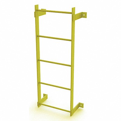 TRI-ARC WLFS0105Y Ladder Steel Standard Fixed 5Rung