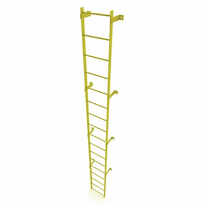 TRI-ARC WLFS0117Y Ladder Safety Yellow Steel 500lb 16ft 2