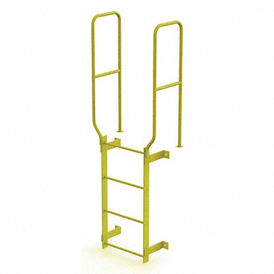 TRI-ARC WLFS0204Y Ladder Steel Stand Fixed 4Rung Walk-Thru