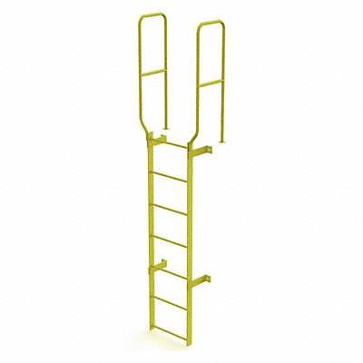 TRI-ARC WLFS0207Y Ladder Steel Stand Fixed 7Rung Walk-Thru