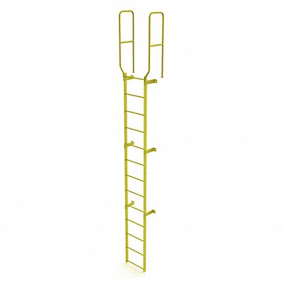 TRI-ARC WLFS0213Y Ladder Steel Stand Fixed 13Rung WalkThru