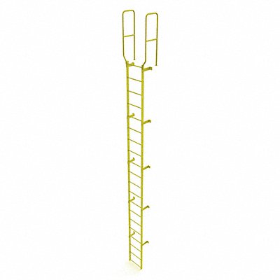 TRI-ARC WLFS0220Y Ladder Steel Stand Fixed 20Rung WalkThru