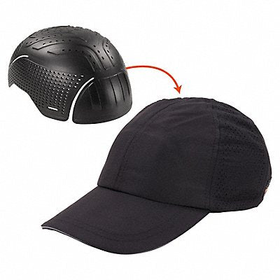 810K24 ERGODYNE 8947 Bump Cap Color Black 0.3 lb x