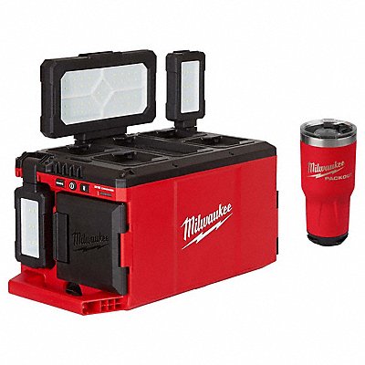 MILWAUKEE 23572048228393R Work Light and Tumbler