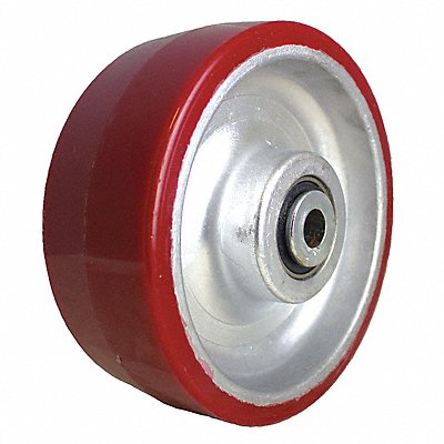 GRAINGER PURA100X030075K Polyurethane Tread Al Core Wheel