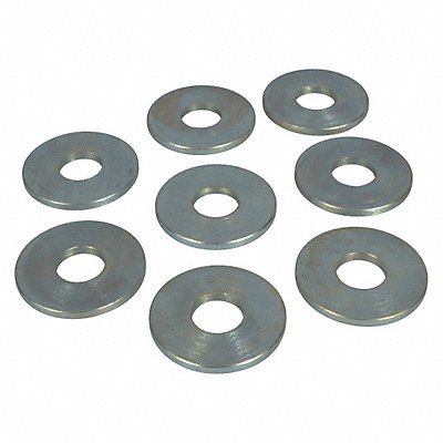 DAYTON PP60283G Flat Washer 1/2 Zinc Plated PK8