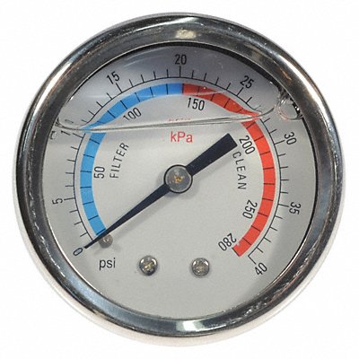 DAYTON PP06011009G Oil Pressure Gauge with O-Ring