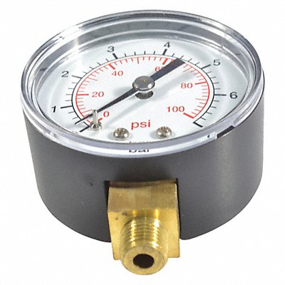 DAYTON PP21115303G Pressure Gauge