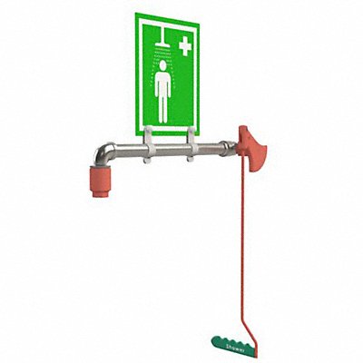 HUGHES SAFETY 23GS Drench Shower Ring Main Mount
