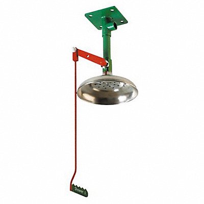 HUGHES SAFETY 23GV Emergency Shwr Ver Ceiling Plate 26inL