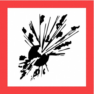 GHS SAFETY GHS1268 Pictogram Sign 10-3/4 W