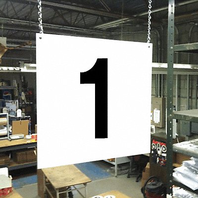 STRANCO INC HPSFS12121 Hanging Aisle Sign Legend 1