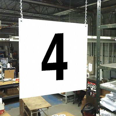 STRANCO INC HPSFS12124 Hanging Aisle Sign Legend 4