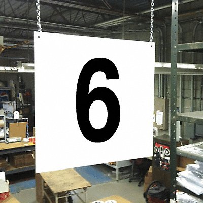 STRANCO INC HPSFS12126 Hanging Aisle Sign Legend 6