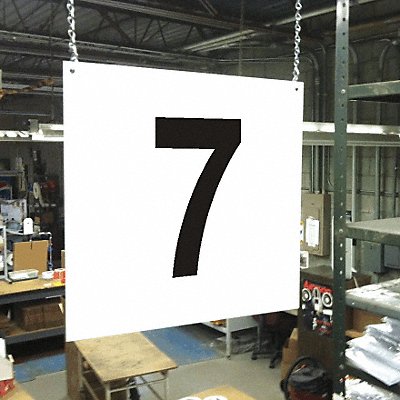 STRANCO INC HPSFS12127 Hanging Aisle Sign Legend 7