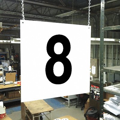 STRANCO INC HPSFS12128 Hanging Aisle Sign Legend 8