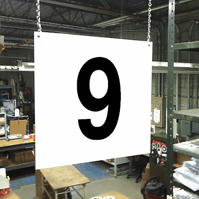 STRANCO INC HPSFS12129 Hanging Aisle Sign Legend 9