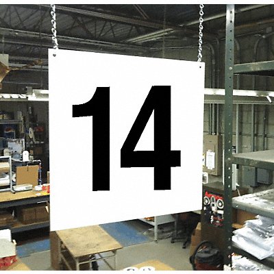 STRANCO INC HPSFS121214 Hanging Aisle Sign Legend 14