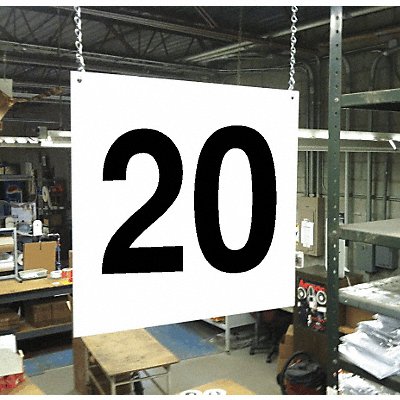 STRANCO INC HPSFS121220 Hanging Aisle Sign Legend 20