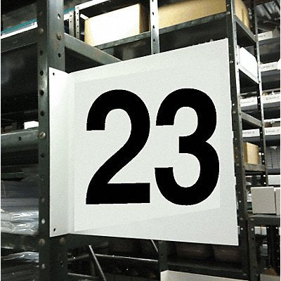 STRANCO INC HPS2W141223 Projecting Aisle Sign 12in x 12in Vinyl