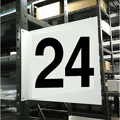 STRANCO INC HPS2W141224 Projecting Aisle Sign 12in x 12in Vinyl