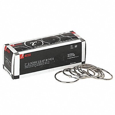 ACCO ACC72205 Binder Ring Metal Steel PK50