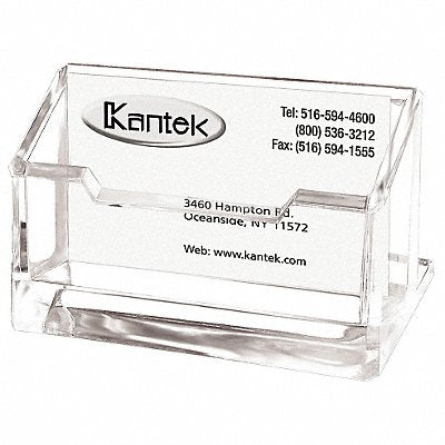 KANTEK KTKAD30 Business Card Holder Clear Acrylic