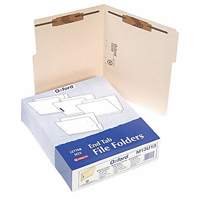 GRAINGER PFXM13U13 Letter File Folders Manila PK50