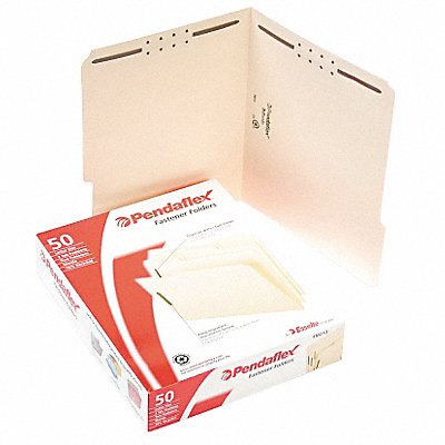 GRAINGER PFXFM213 Letter File Folders Manila PK50