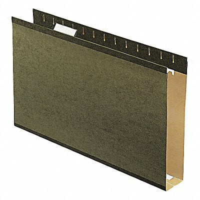 GRAINGER PFX4153X2 Box Hanging File Folder Std Green PK25