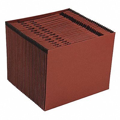 GRAINGER PFXER17D Daily Expandable File Red Fiber Fiber