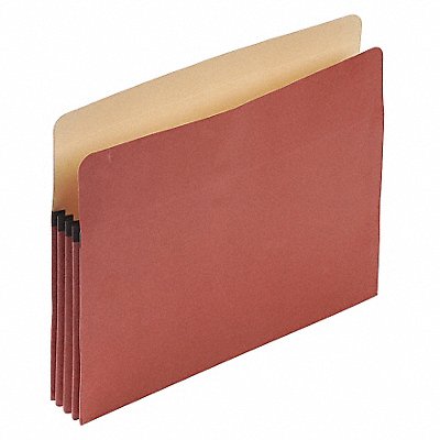 GRAINGER PFXE1524E Expandable File Folder Red Red Fiber