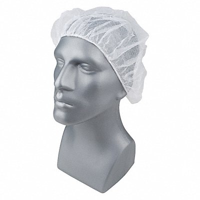 CONDOR 23KX18 H8283 Bouffant Cap PP White 24 in PK100