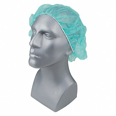 CONDOR 23KX23 H8282 Bouffant Cap PP Green 24 in PK1000