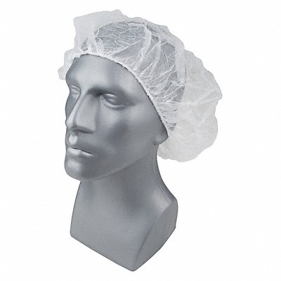 CONDOR 23KX27 H8285 Bouffant Cap PP White 28 in PK1000